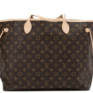 LOUIS VUITTON NEVERFULL MONOGRAM MM BROWN